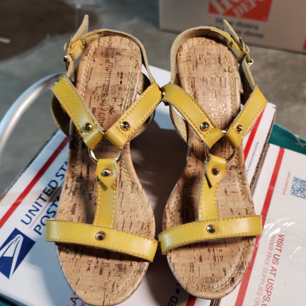 inventory reduction 30% off bundles Montego bay club cork wedge sandals size 6